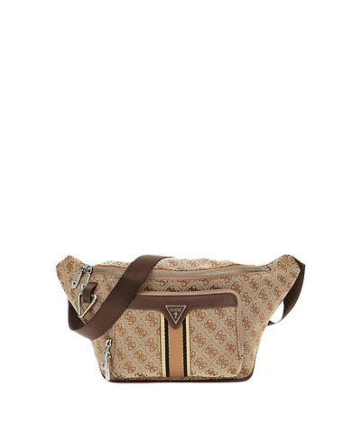 Guess Men's Milano Maxi Bum Bag with Front Pocket