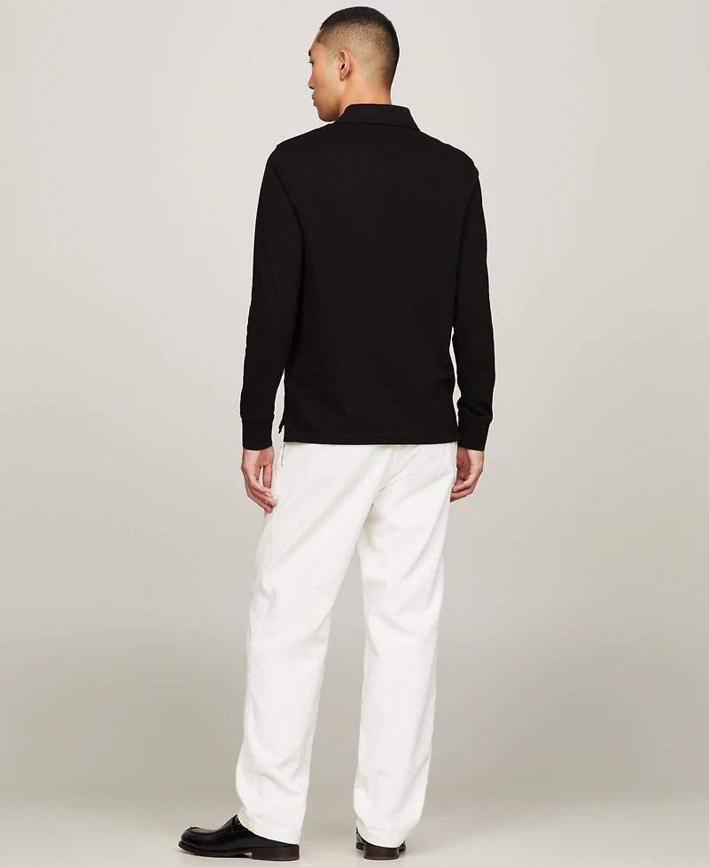 Tommy Hilfiger Men's 1985 Regular-Fit Long-Sleeve Polo Shirt