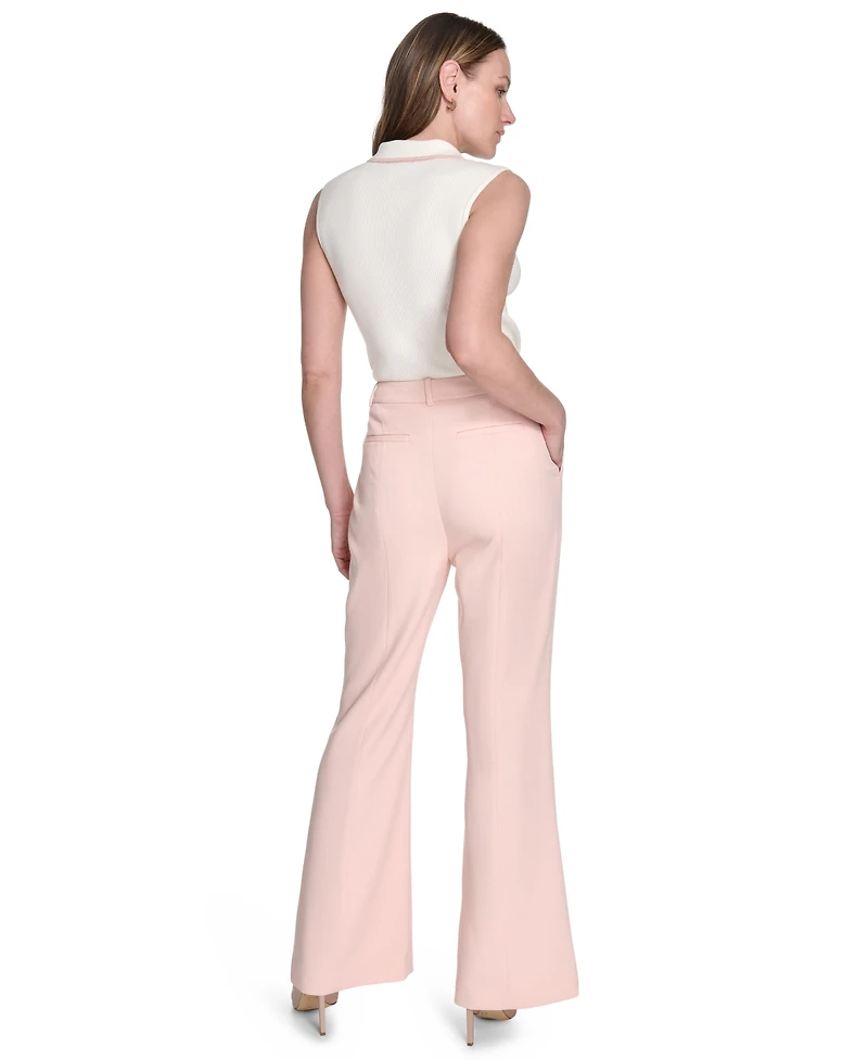Tommy Hilfiger Women's High Rise Flare-Leg Pants