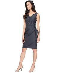 Alex Evenings Compression Embellished Ruched Sheath Dress