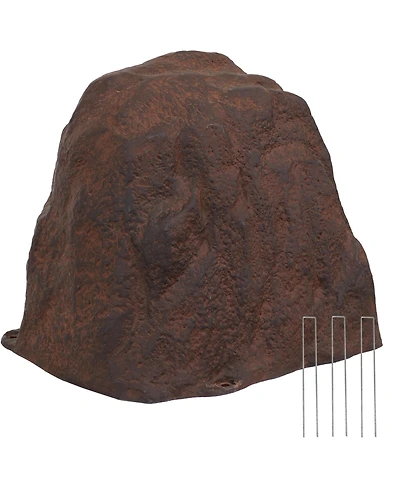 Outdoor Polyresin Landscape Rock Septic Cover with Stakes