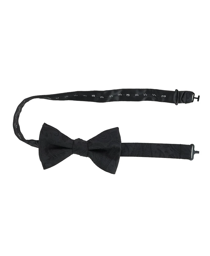 Trafalgar Men's Banbury Tone on Paisley Silk Bow Tie