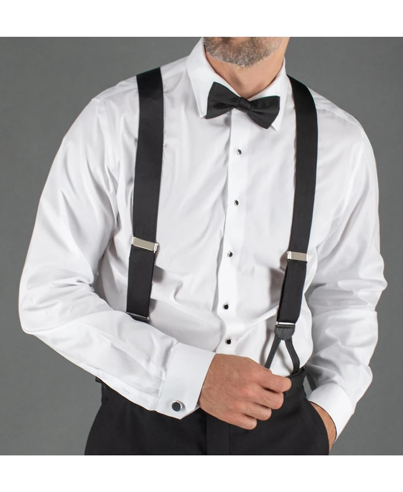 Trafalgar Sutton Round Genuine Onyx Cufflinks