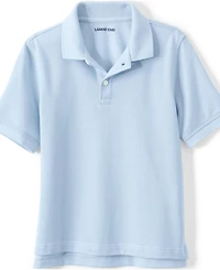 Lands' End Girls Short Sleeve Mesh Polo Shirt