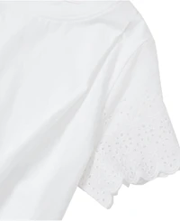 Lands' End Girls Short Sleeve Knotted Tee