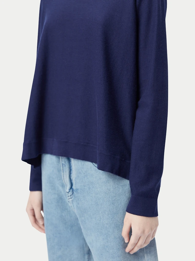 Gobi Cashmere Women's Boatneck Cotton Silk Cashmere Blend Sweater