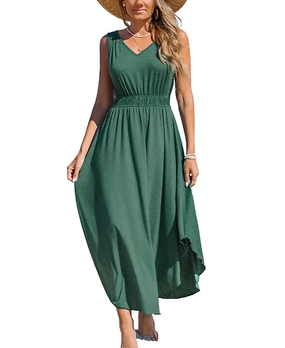 Cupshe Women's Meadow Whimsy Midi Beach Dress