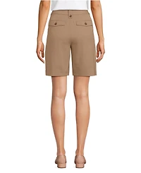 Lands' End Women's Soft Polish High Rise Pleated 10" Shorts