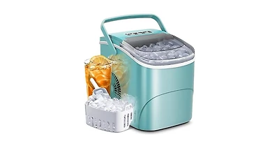 Zafro Countertop Ice Maker with Handle, Produces