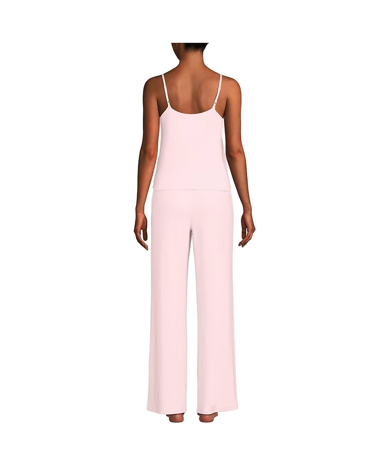 Lands' End Women's Pointelle 2 Piece Pajama Set