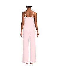 Lands' End Women's Pointelle 2 Piece Pajama Set