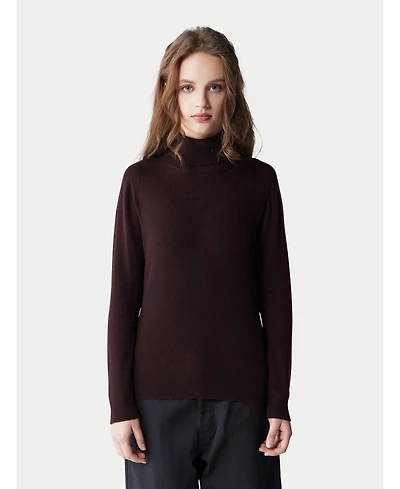 Gobi Cashmere Women's Essential Turtle Neck Sweater