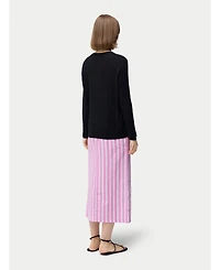 Gobi Cashmere Women's Silk Cashmere Textured Sweater