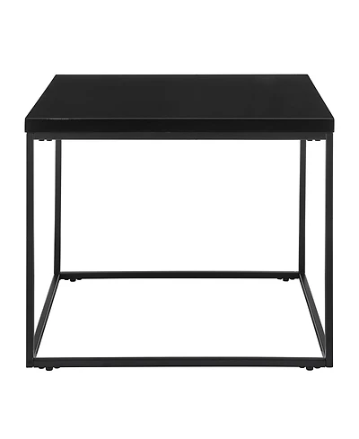 Modern Square End Table with Sturdy Design for Small Spaces