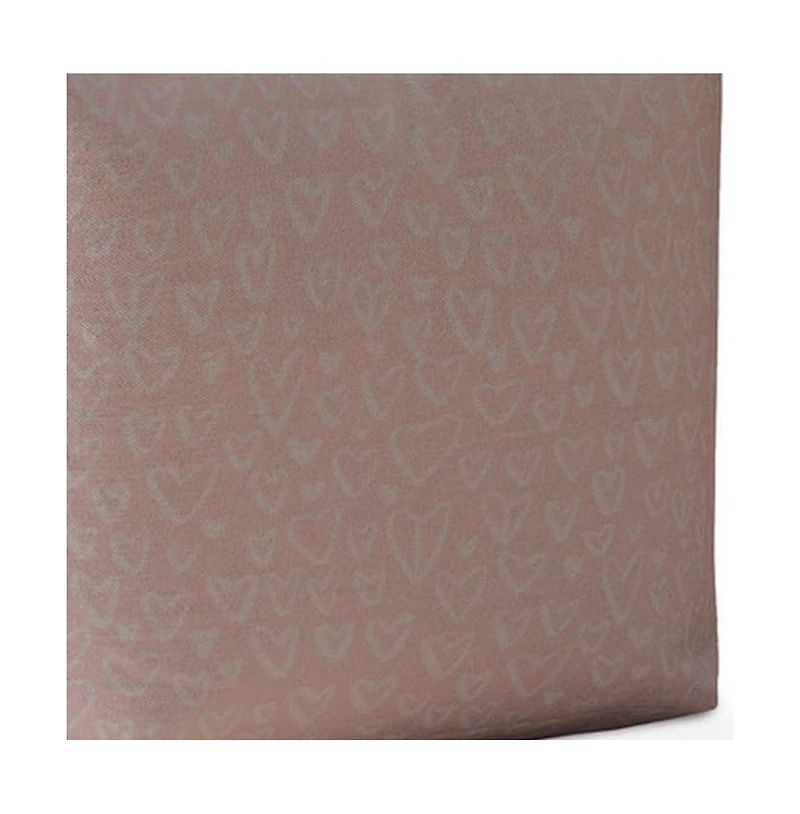 Textured Cotton Floral Pouf Ottoman – Cozy and Versatile