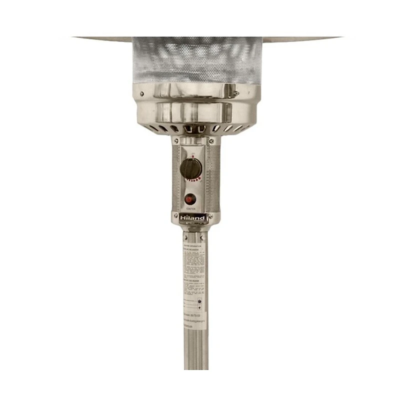 Freestanding 48000 Btu Propane Patio Heater with Steel Construction
