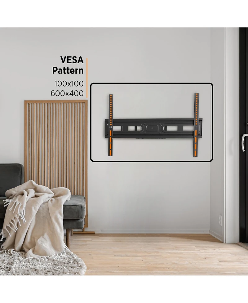 roMounts Full Motion Heavy Duty Tv Wall Mount for 37-80 Inch Tv Screens Holds Up to 88 lbs