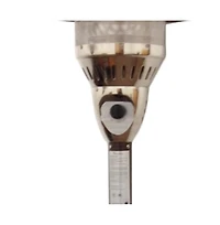 Freestanding 41000 Btu Natural Gas Patio Heater with Steel Construction