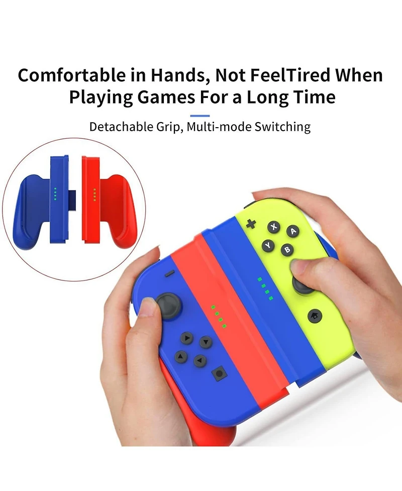 Detachable Controller Holder Grip Comfortable in Hands For Joy Con Gamepad Nintend Switch