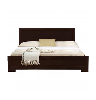 Bed Frame in Solid and Manufactured Wood – Durable Construction