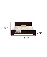 Bed Frame in Solid and Manufactured Wood – Durable Construction