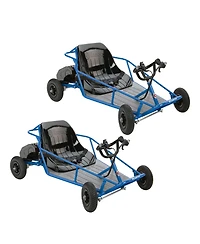 Razor 25143540 Kids Youth Rider Electric Car Go Kart Dune Buggy, Blue (2 Pack)