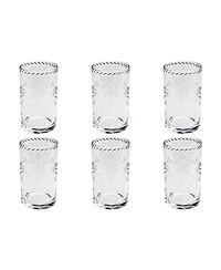Abode Homewares Talavera Stemless Glasses, Set of 6
