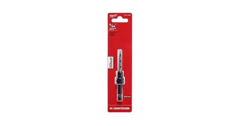 Milwaukee 48-13-5000 #6 Countersink 9/64" Inch Wood Drill Bit