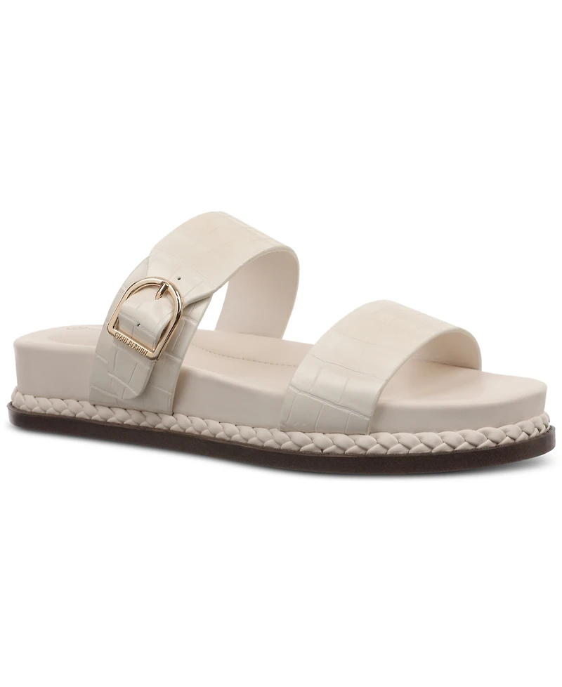 Giani Bernini Women's Gianaa Memory Foam Double Band Footbed Sandals, Created for Macy's