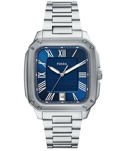 Fossil Men's Crosby Three-Hand Date Stainless Steel Watch