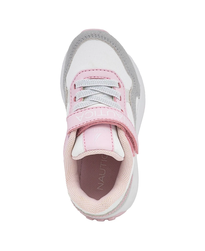 Nautica Toddler and Little Girls Kian Athletic Sneakers