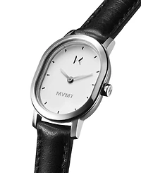 Mvmt Women's Carmel Oval Calfskin Leather Strap Watch