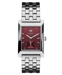 Mvmt Men's Newporter Silver Tone Stainless Steel Bracelet Watch, 28mm