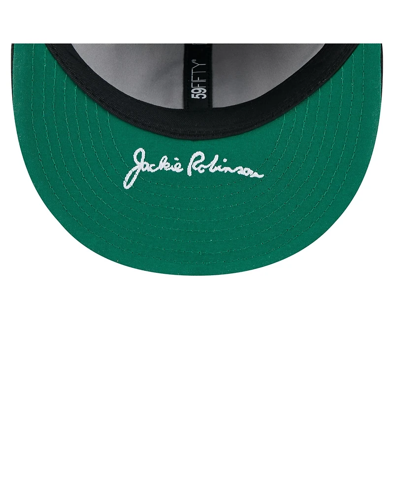 New Era Men's Black San Francisco Giants 2025 Jackie Robinson Day Retro crown 59FIFTY Unstructured Hat