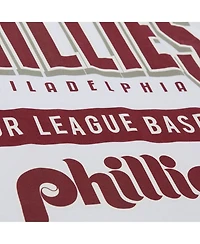 Mitchell & Ness Men's White Philadelphia Phillies Cooperstown Collection Team Origins Premium T-Shirt