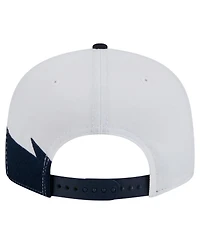 New Era Men's Navy/White Cleveland Guardians Jagged 9FIFTY Snapback Hat