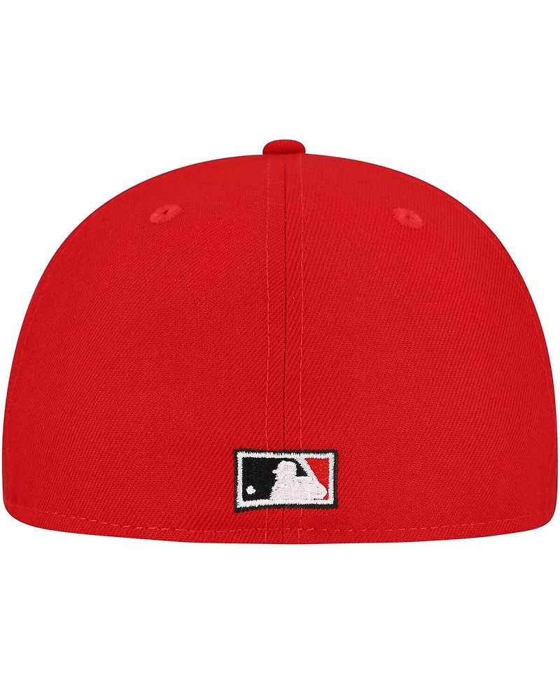 New Era Men's Red Cincinnati Reds Duo Logo 2.0 59FIFTY Hat