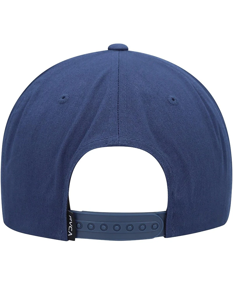 Rvca Men's Blue Arched Snapback Hat