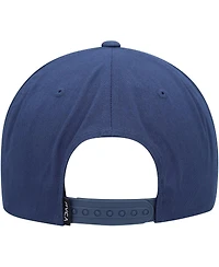 Rvca Men's Blue Arched Snapback Hat
