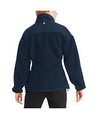 Dkny Sport Women's Navy Buffalo Bills Drew Mixed Media Full-Zip Jacket