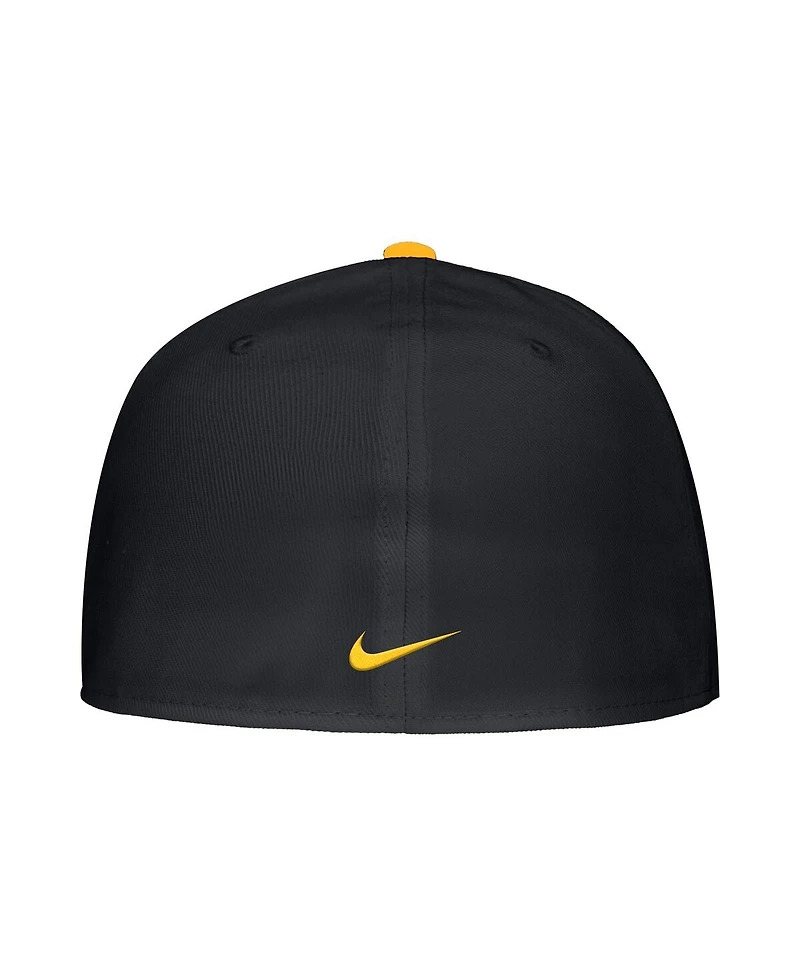 Nike Men's Black Missouri Tigers On-Field Baseball Performance Fitted Hat