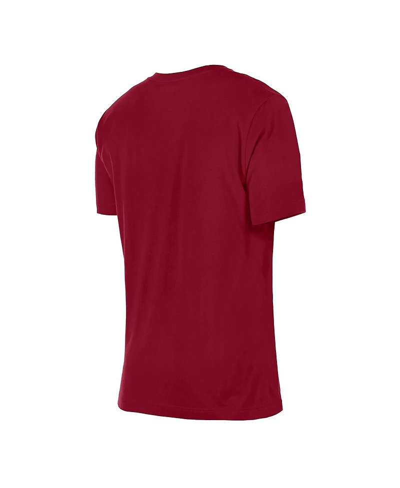 New Era Women's Wine Cleveland Cavaliers Glam Game Flower T-Shirt