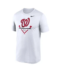 Nike Men's White Washington Nationals Icon Legend Performance T-Shirt