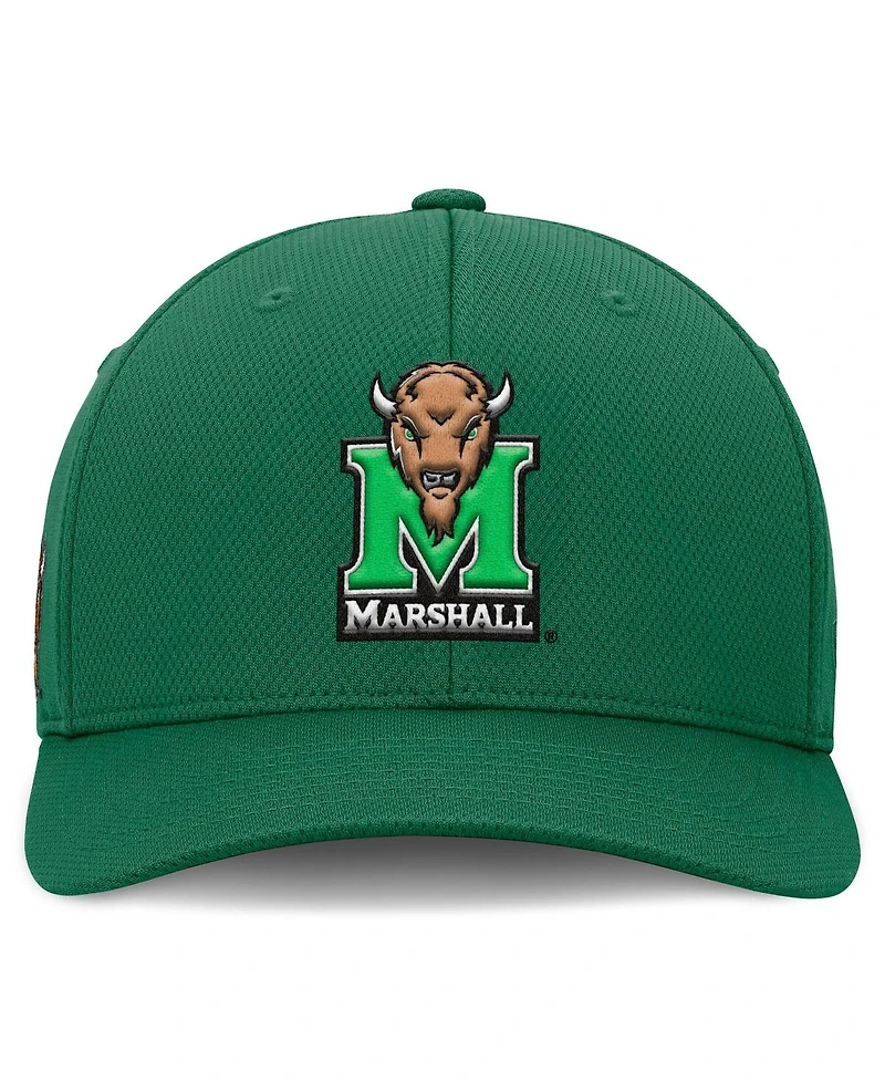 Top of the World Men's Kelly Green Marshall Thundering Herd Reflex Flex Hat