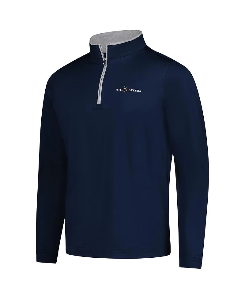 FootJoy Men's Navy The Players Lightweight Solid Quarter-Zip Sweatshirt