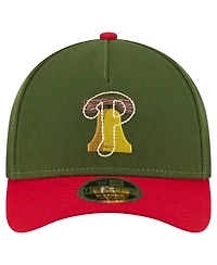 New Era Men's Dark Green Philadelphia Phillies City Feature 9FORTY A-Frame Adjustable Hat