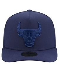 New Era Men's Navy Chicago Bulls Colorpack A-Frame Pinch Front 59FIFTY Fitted Hat