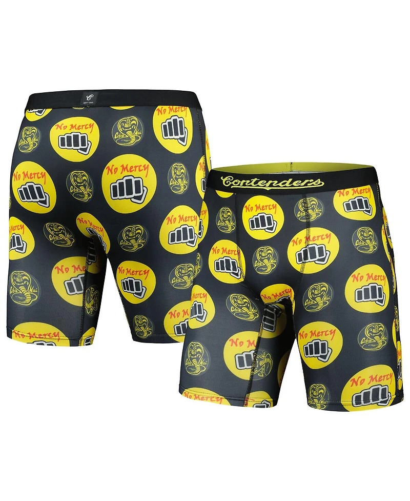 Contenders Clothing Men's Black Cobra Kai No Mercy Boxer Briefs
