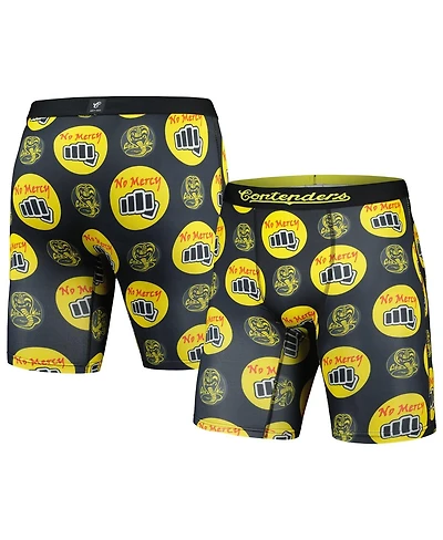 Contenders Clothing Men's Black Cobra Kai No Mercy Boxer Briefs
