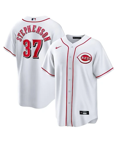 Nike Men's White Tyler Stephenson Cincinnati Reds Home Replica Jersey